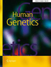 HUMAN GENETICS杂志封面